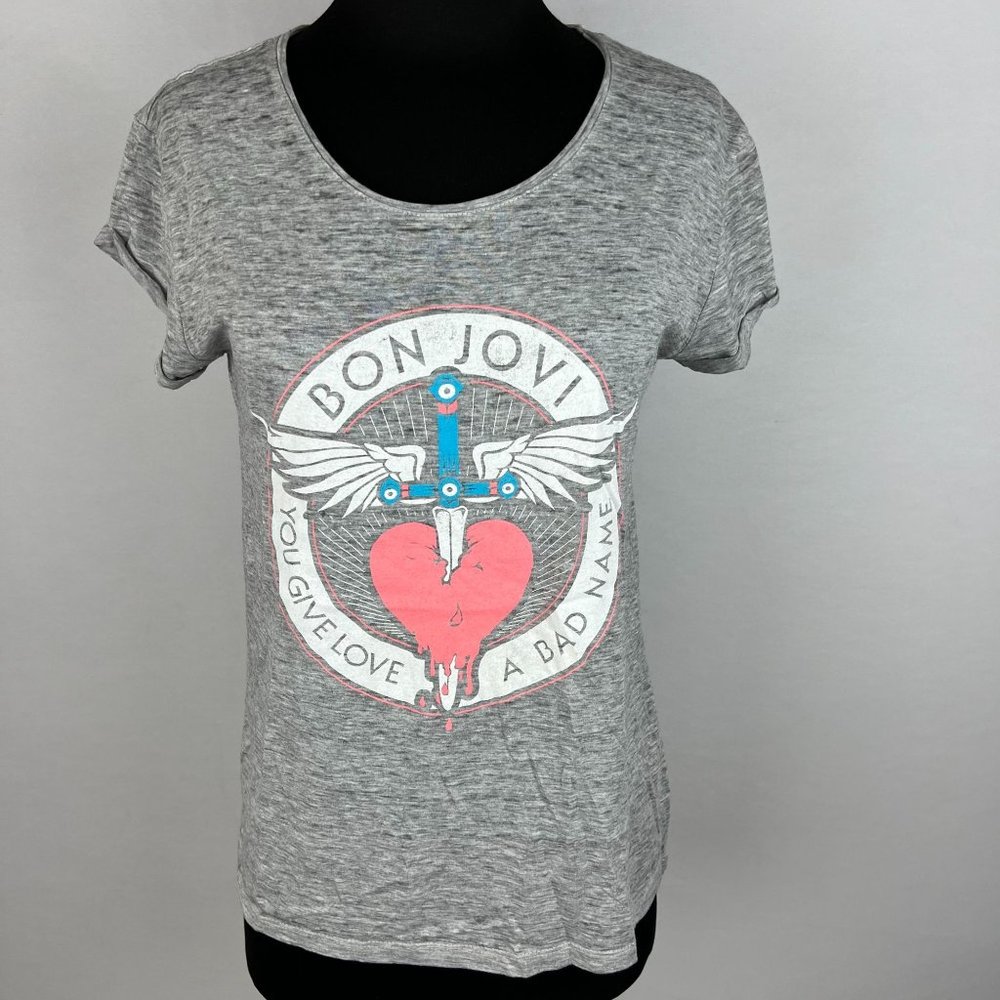 Bon Jovi You Give Love A Bad Name Womens S T-Shirt